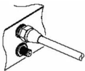 Lenson LD 9000 - Branchement de l'antenne satellite - 1