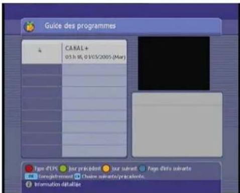 Lenson LD 9000 - Consulter le guide électronique des programmes - 1