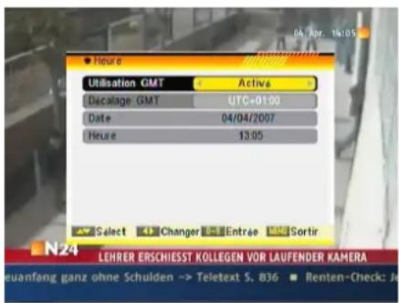 Lenson LD 4006 - ETAPE 3: CONFIGURATION DE L'HEURE - 1