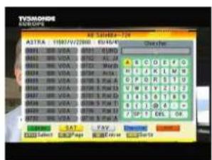 Lenson LD 4006 - List des chaines TV - 3