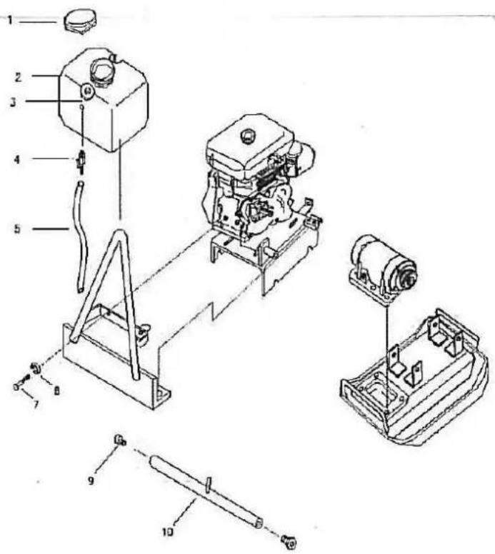 Francepower PV 80 - Support reservoir &amp; reservoir d'eau - 1