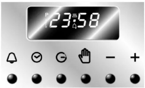 Steel Cucine Party - USING AND PROGRAMMING THE DIGITAL CLOCK ON OVENS - 1