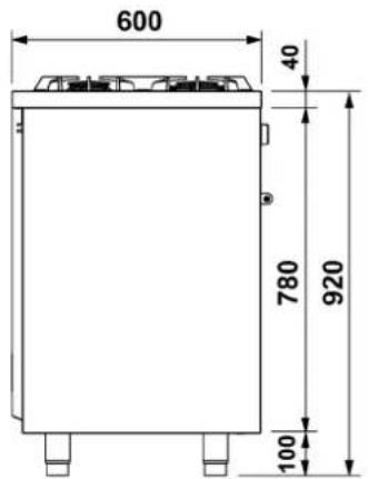 Steel Cucine Party - ABMESSAGEGEN (mm) - 6