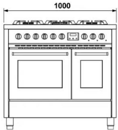 Steel Cucine Party - ABMESSAGEGEN (mm) - 5