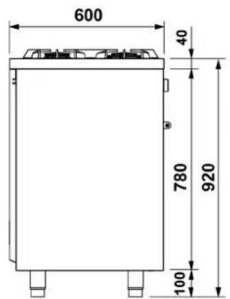Steel Cucine Party - DIMENSIONI (mm) - 6