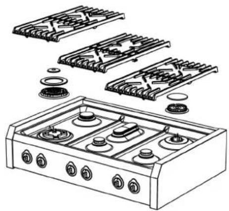 Steel Cucine Party - Reinigung der Roste und Brenner - 1