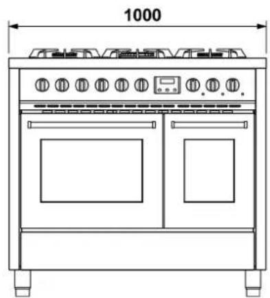 Steel Cucine Party - Dimensions (mm) - 3