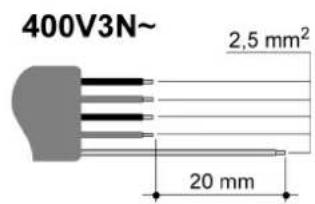 Steel Cucine Party - Sezione dei cavi di alimentazione elettrica - 1
