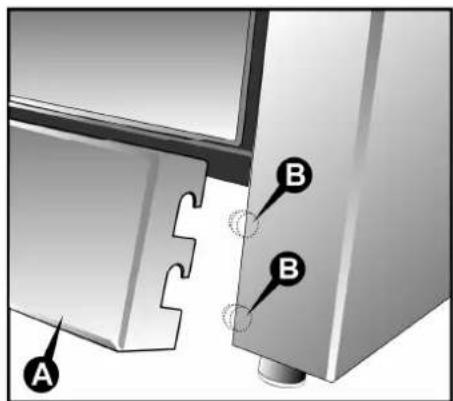 Steel Cucine Party - Fitting the front moulding (only available on certain models) - 2