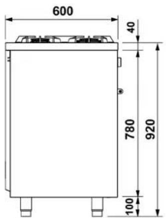 Steel Cucine Derby - DIMENSIONS (mm) - 6