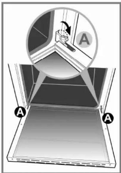 Steel Cucine Derby - Demontage de la porte du four - 1