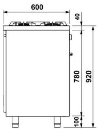 Steel Cucine Derby - DIMENSIONS (mm) - 6