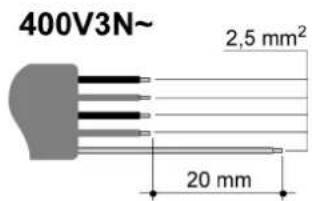 Steel Cucine Derby - Section des cables d'alimentation électrique - 1