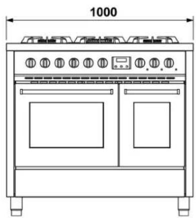 Steel Cucine Derby - DIMENSIONS (mm) - 5