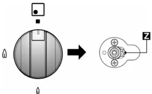 Steel Cucine Derby - Minimum flow of valved cooking hob taps - 1