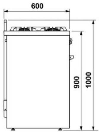 Steel Cucine Derby - DIMENSIONS (mm) - 3