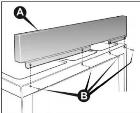 Steel Cucine Derby - Fitting the backguard (only available on certain models) - 1