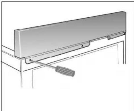 Steel Cucine Derby - Fitting the backguard (only available on certain models) - 2