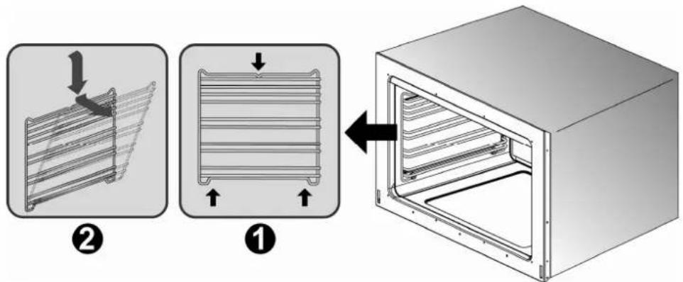 Steel Cucine Derby - Enlevement des chassis lateraux de support des grilles - 1