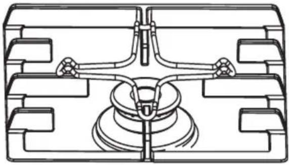 Steel Cucine GP9B5 - BRUGSANVISNING REDUCTION AF GRILL - 2