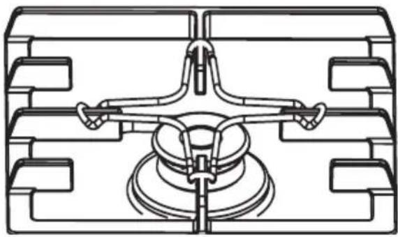 Steel Cucine GP7B5 - BRUGSANVISNING REDUCTION AF GRILL - 3