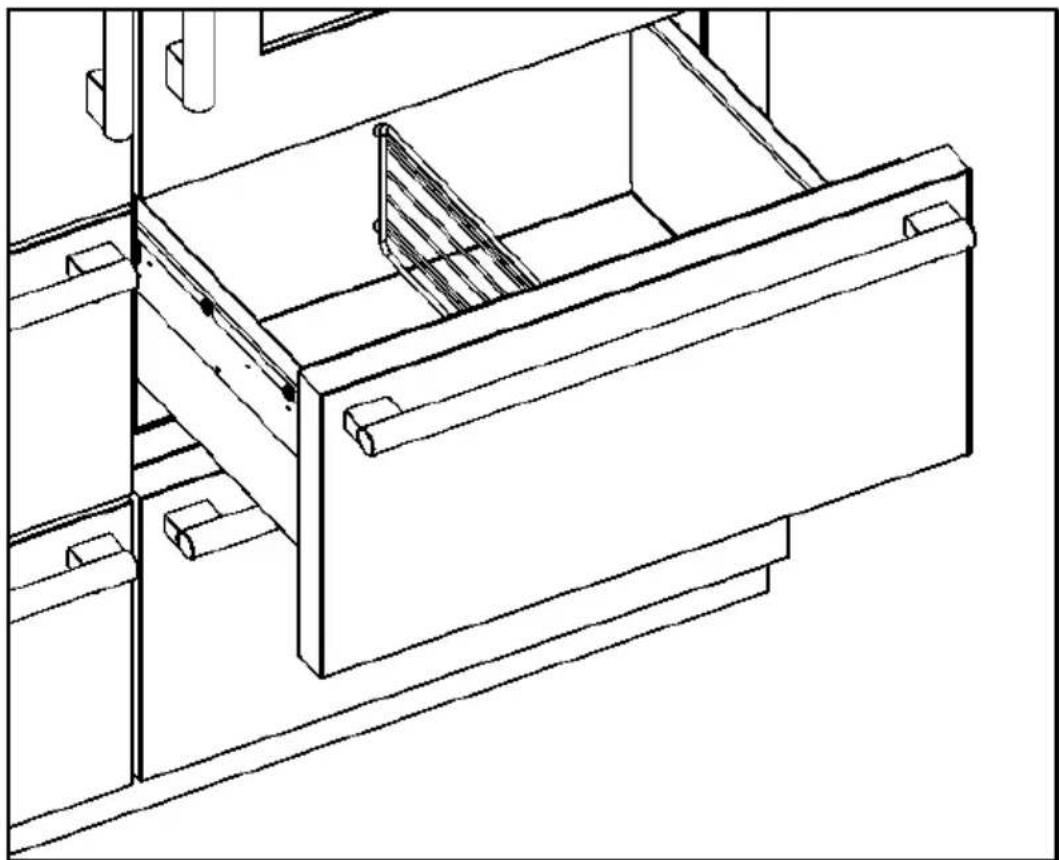 Steel Cucine FR12 - Divisore cassetto di conservazione - 1