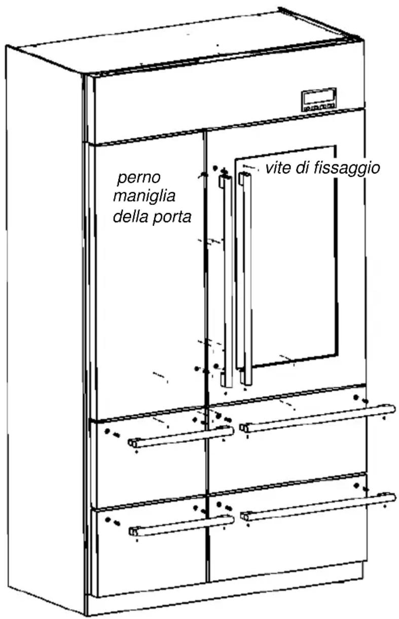 Steel Cucine FR12 - Installazione maniglia della porta - 1