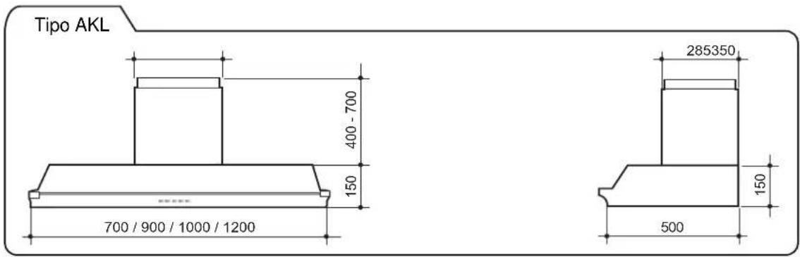 Steel Cucine K - Dimensioni - 4