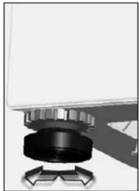 Wellington WML5500TH - REGLAGE DES PIEDS - 2