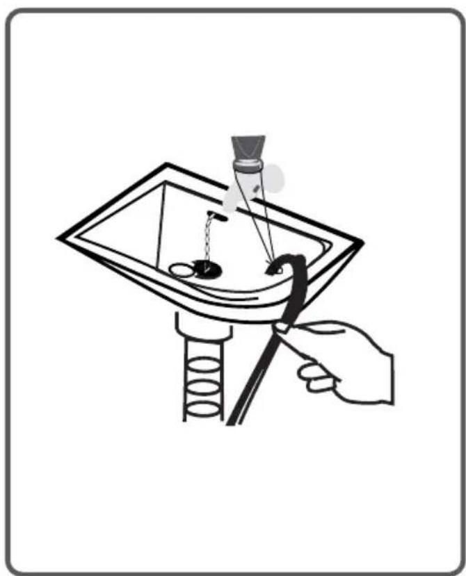 Wellington WLF1207 - Risque d'inondation ! (dans le cas d'une installation sur un lavabo, bac ou évier). - 2