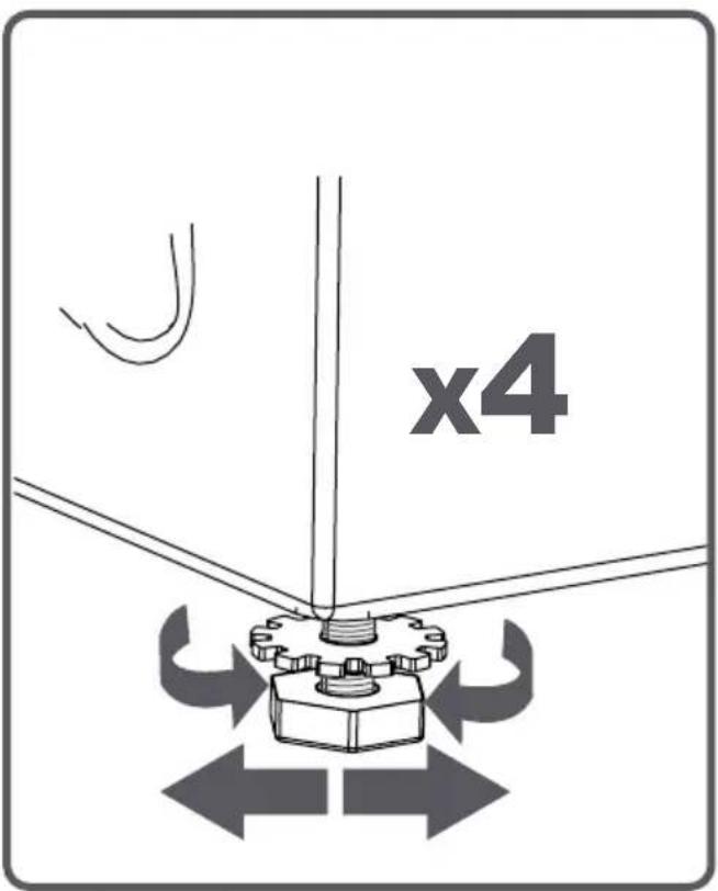 Wellington WLF1207 - CHAPITRE -3 : INSTALLATION DE VOTRE LAVE-LINGE (RETRAIT DES VIS DE BRIDAGE TRANSPORT) - 4
