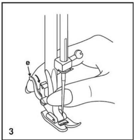 Silver 1031 - Mise en place du pied-de-biche - 1