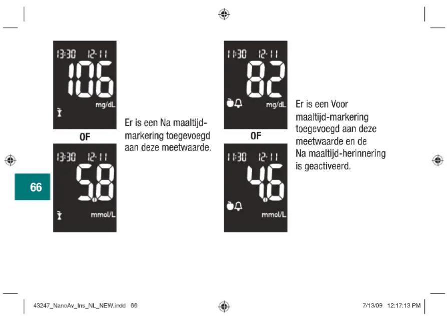 Accu-Chek Aviva Nano - Displaymeldingen en problemen oplossen - 10