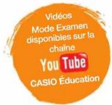 CASIO FXCG50 - Le Mode Examen CASIO - 1