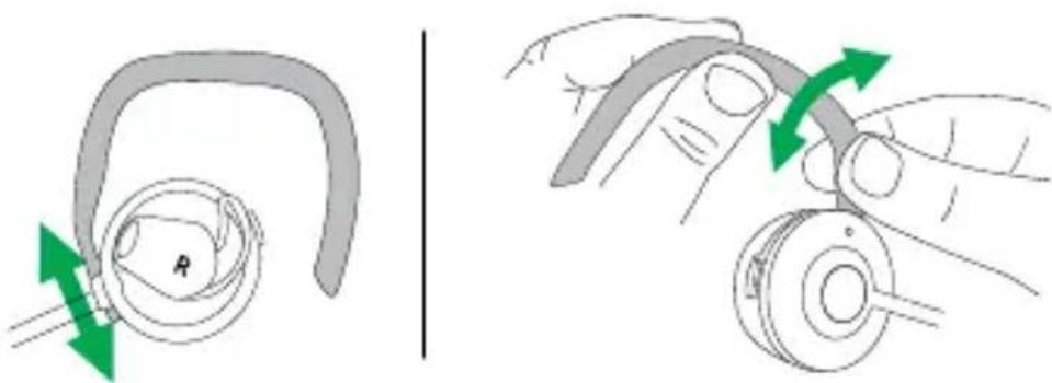 JABRA Engage 65 Convertible - Comment changer le crochet du casque convertible - 2