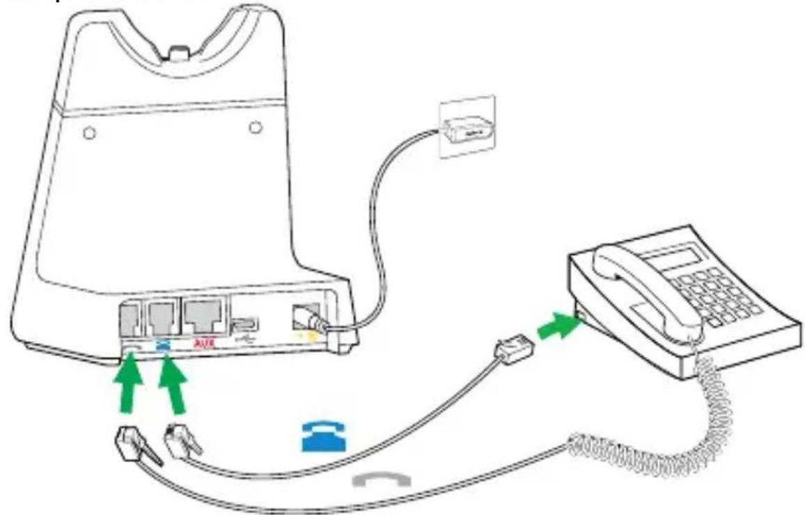 JABRA Engage 65 Convertible - Connexion au téléphone fixe sans port de casque - 1