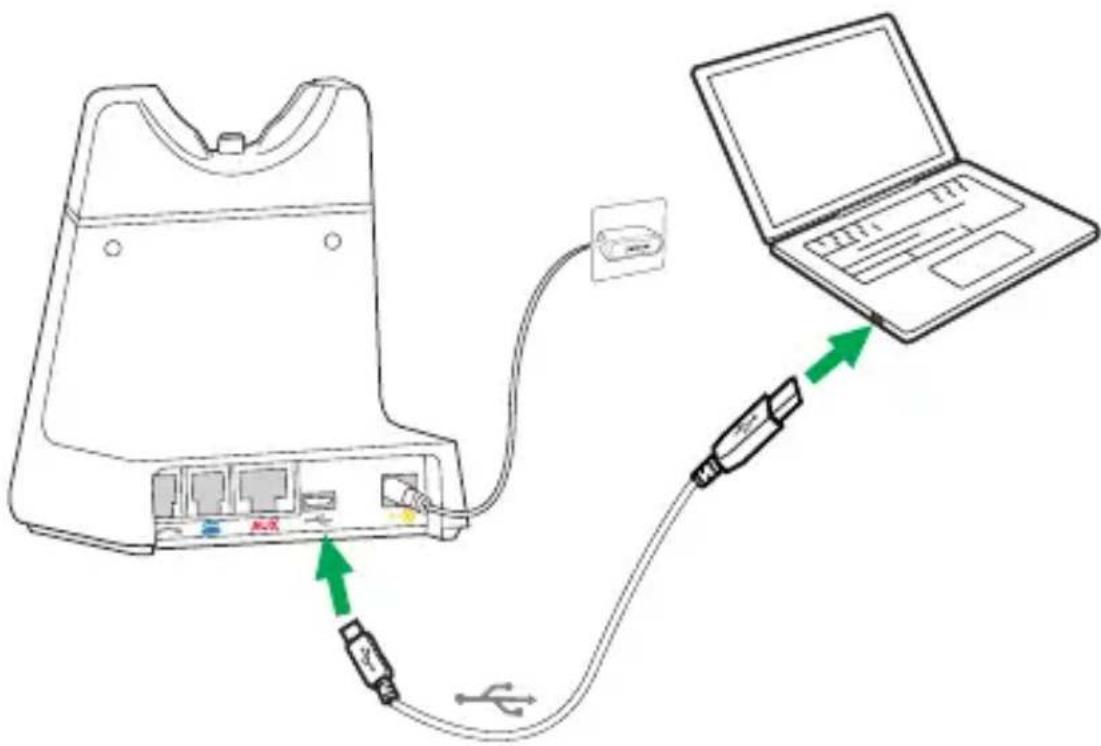 JABRA Engage 65 Convertible - Connexion à un ordinateur - 1