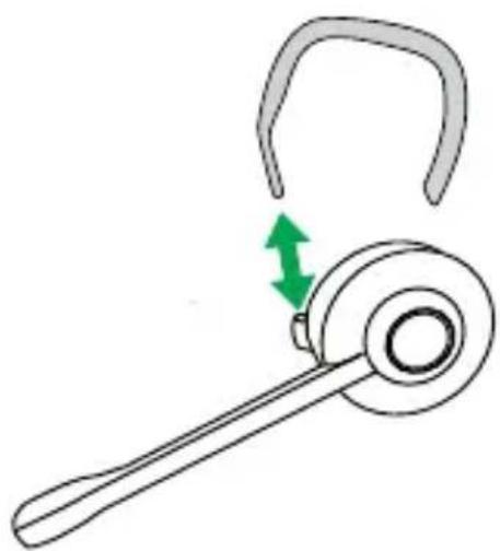 JABRA Engage 65 Convertible - Comment changer le crochet du casque convertible - 1
