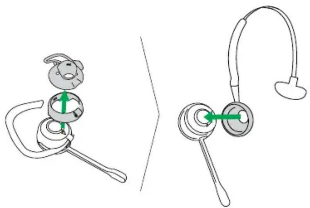 JABRA Engage 65 Convertible - Comment changer la façon de porter le casque convertible - 1
