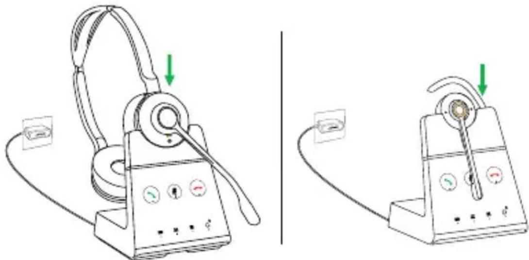 JABRA Engage 65 Convertible - Charge du casque - 1