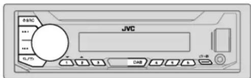 JVC KDX451DBT - Vorbereitung: - 1