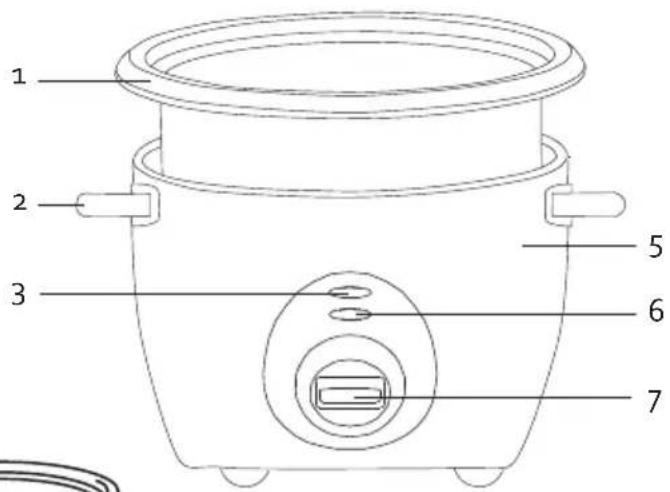 DOMO DO9176RK - ONDERDELEN - 2