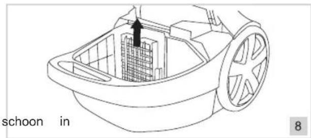 BESTRON ABG350BSE - REINIGING EN ONDERHOUD - Het inblaasfilter reinigen of cervangen - 1