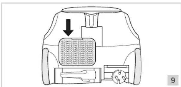 BESTRON ABG150RB - CLEANING AND MAINTENANCE - Replacing the exhaust filter - 1