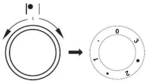 AMICA EHC 12713 E - Heat level selection - 1