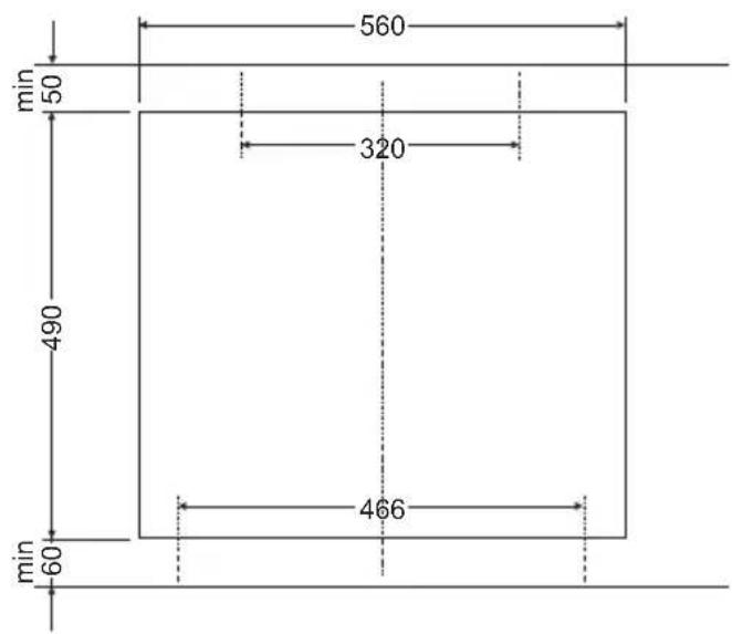 AMICA EHC 12713 E - Montage des Kochfeldes in der Arbeitsplatte der Kuchenmöbel - 3