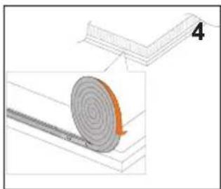 AMICA EHC 12713 E - Assembly of the gasket - 4