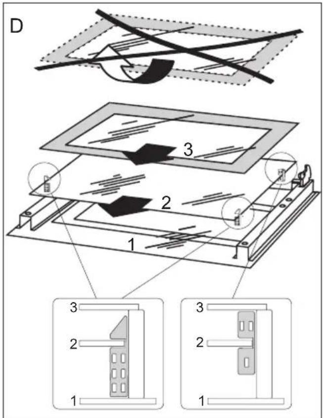 AMICA EHC 12713 E - Removing the inner panel - 3