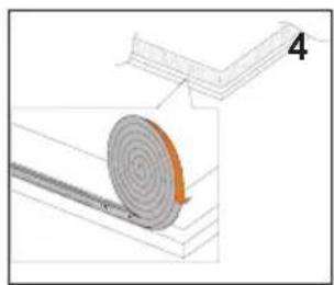 AMICA EHC 12713 E - Montage der Dichtung - 4