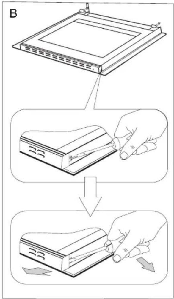 AMICA EHC 12713 E - Herausnahme der inneren Scheibe - 1